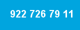 922 726 79 11 922 726 79 11